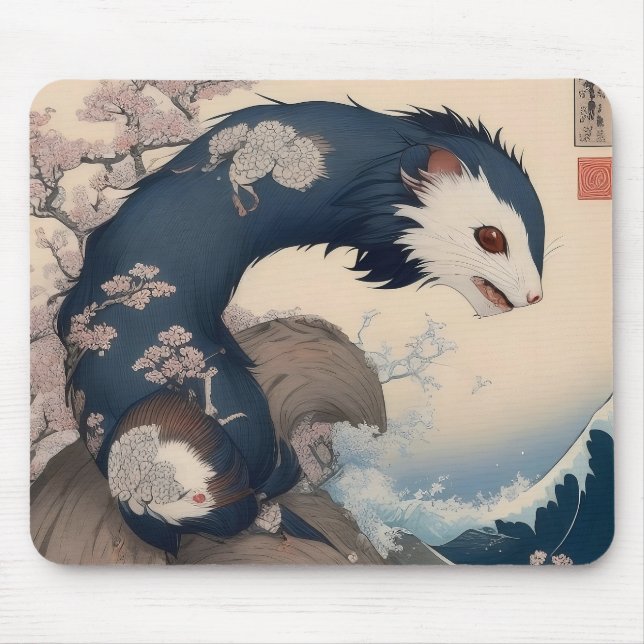 Ferret - Japan Mouse Pad (Front)