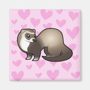 Ferret Love Magnet