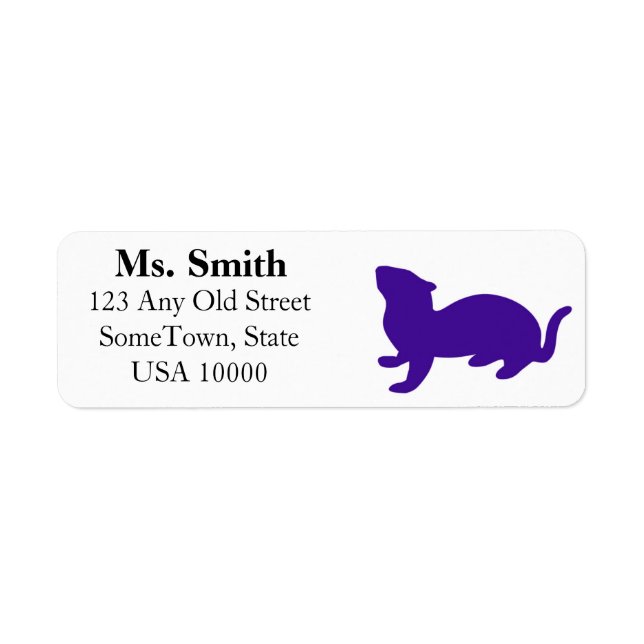 Ferret Mailing Labels (Front)