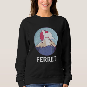 Ferret Mum Dad Mustela Nigripes_3 Sweatshirt