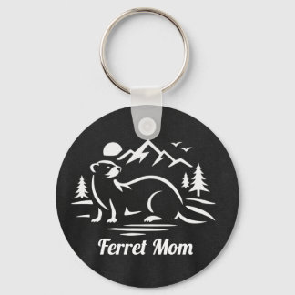 Ferret Mum Key Chain