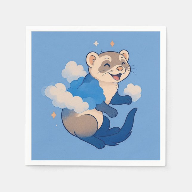 Ferret Napkin (Front)