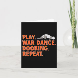 Ferret Owner Play War Dance Dooking Ferret  Card