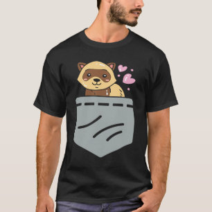 Ferret Pocket Funny Ferret T-Shirt