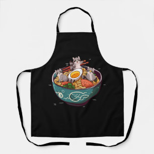 Ferret Ramen Noodles Anime Kawaii Japanese Otaku J Apron