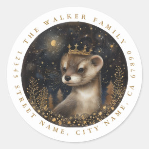 Ferret Round Stickers