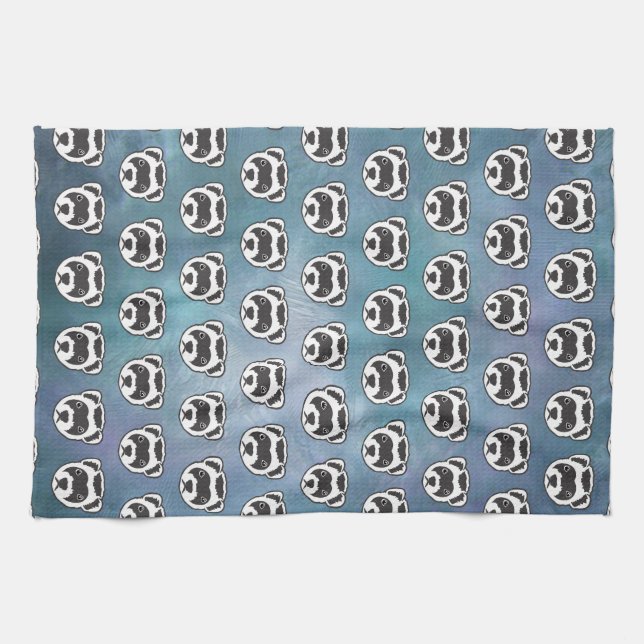 Ferret  tea towel (Horizontal)