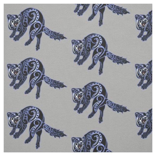 Ferret Trybe: War Dance! Fabric (Swatch)