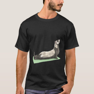 Ferret Yoga Pose Meditation Zen Workout Exercise F T-Shirt
