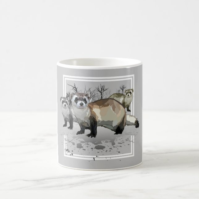 Ferrets Coffee Mug (Center)