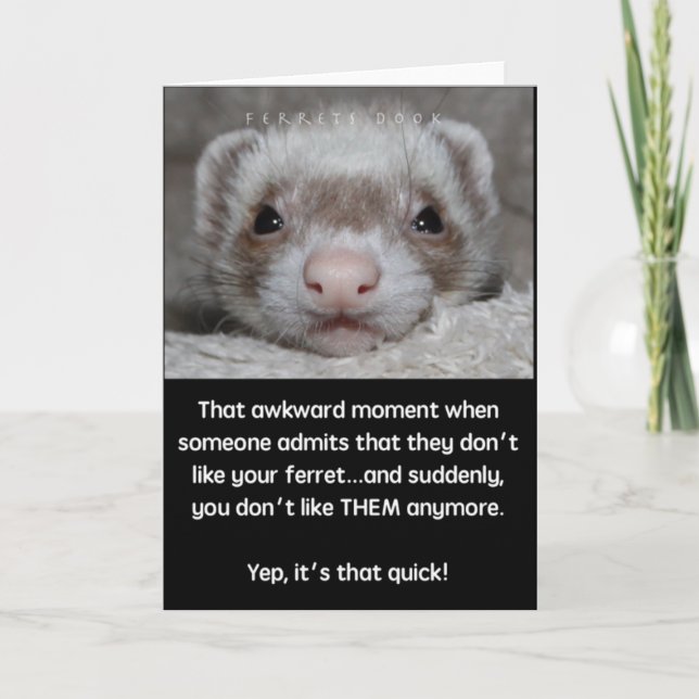 FERRETSDOOK Greeting Card (Front)