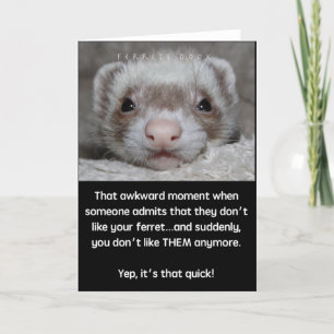 FERRETSDOOK Greeting Card