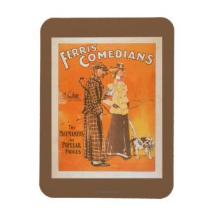 Ferris Comedians "Pacemakers at Popular Prices" Magnet