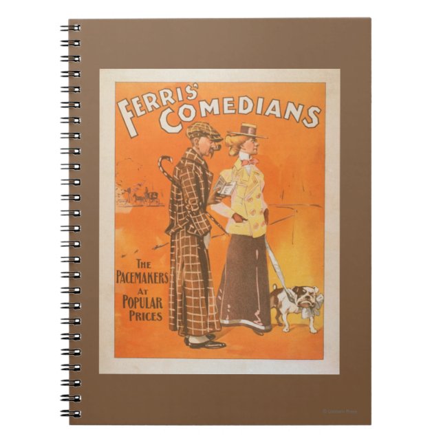 Ferris Comedians "Pacemakers at Popular Prices" Notebook (Front)