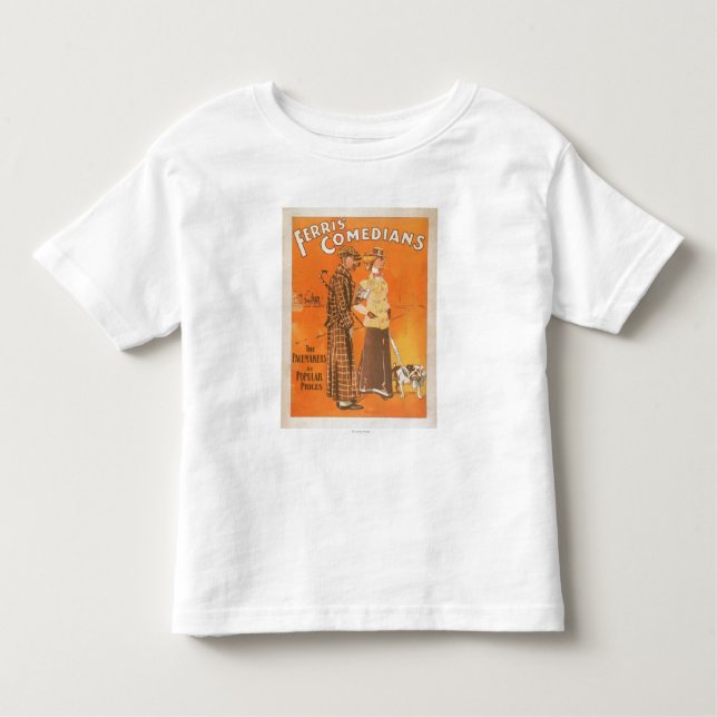 Ferris Comedians "Pacemakers at Popular Prices" Toddler T-Shirt (Front)