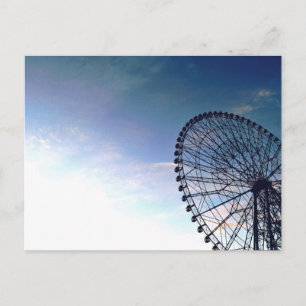 Ferris Wheel at Dusk: Tokyo Postcard