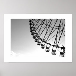 Ferris Wheel at Dusk: Tokyo Poster