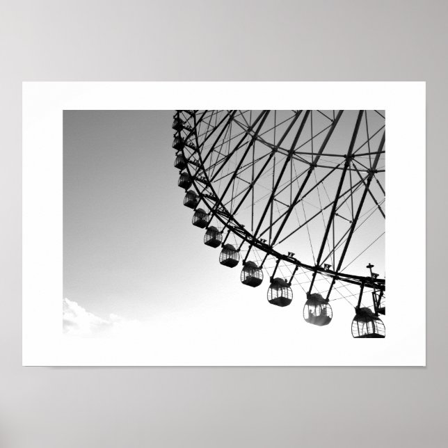 Ferris Wheel at Dusk: Tokyo Poster (Front)