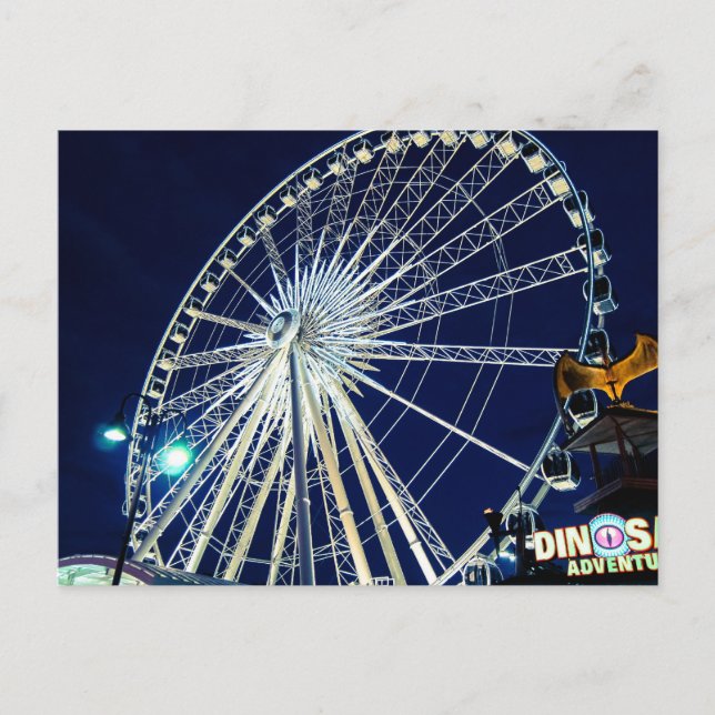 Ferris Wheel at Niagara Falls Postcard (Front)