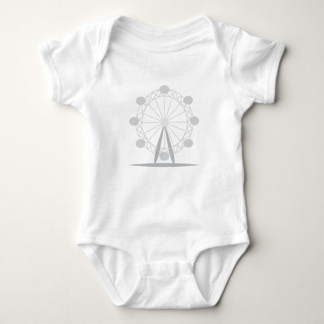 Ferris Wheel Baby Bodysuit (Front)