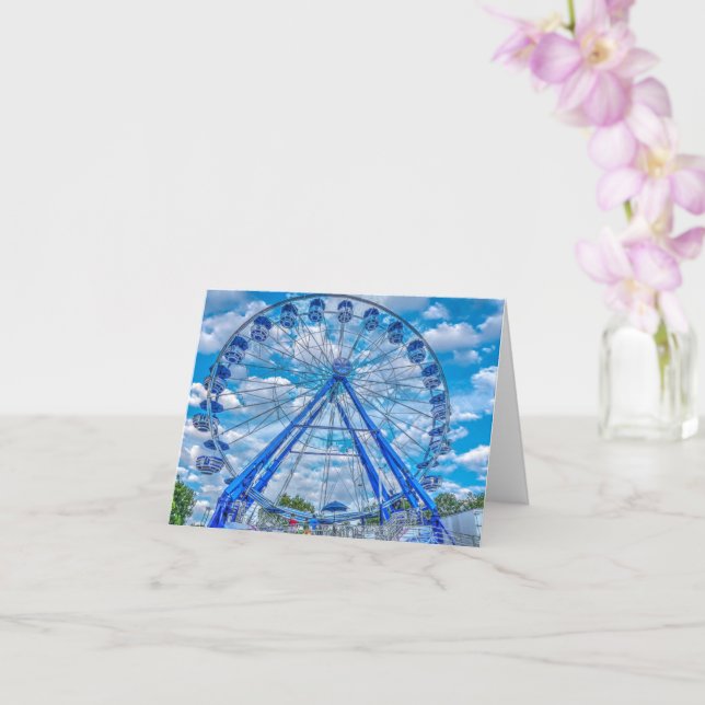 Ferris Wheel  Card (Orchid)
