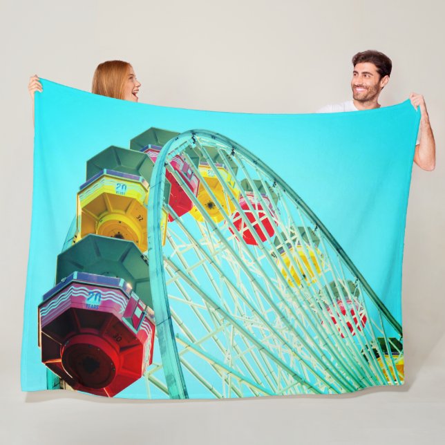 Ferris Wheel Fleece Blanket (In Situ)