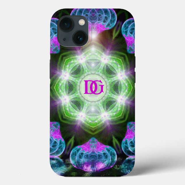 Ferris Wheel Fractal Art Case-Mate iPhone Case (Back)
