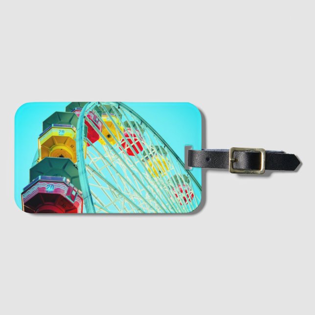 Ferris Wheel Luggage Tag (Front Horizontal)