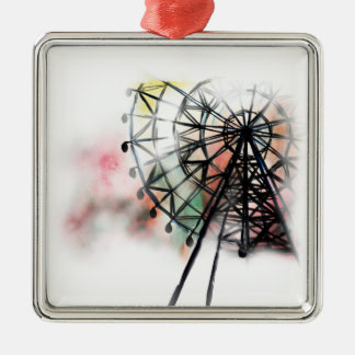 Ferris Wheel Metal Tree Decoration