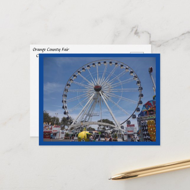 FERRIS WHEEL Postcard (Front/Back In Situ)