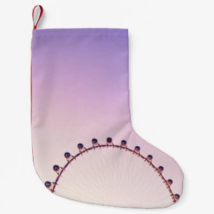 Ferris wheel small christmas stocking