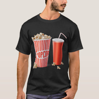 Ferris wheel with skyline in the background. T-Shirt