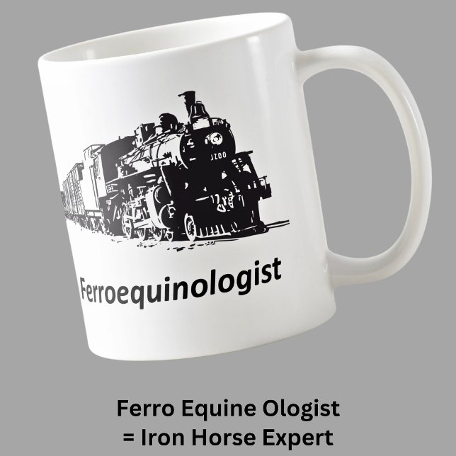 Ferroequinologist Train Mug (Creator Uploaded)