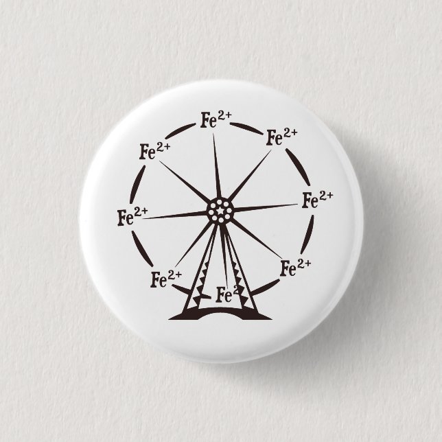Ferrous Ferris Wheel 3 Cm Round Badge (Front)