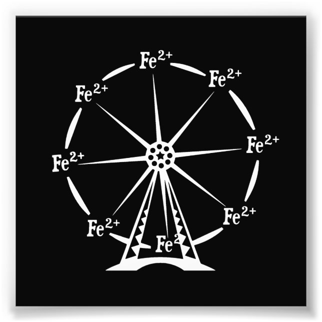 Ferrous Ferris Wheel Photo Print (Front)