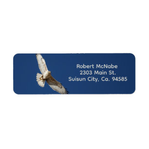 Ferruginous Hawk Return Address Label 