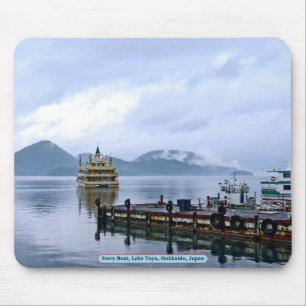 Ferry Boat, Lake Toya, Hokkaido, Japan Mouse Pad