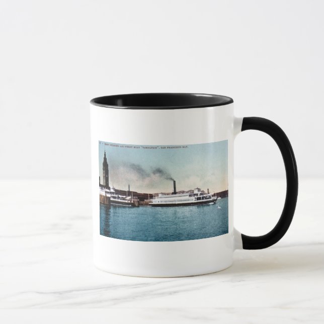 Ferry Boat Tamalpais, San Francisco Bay Mug (Right)