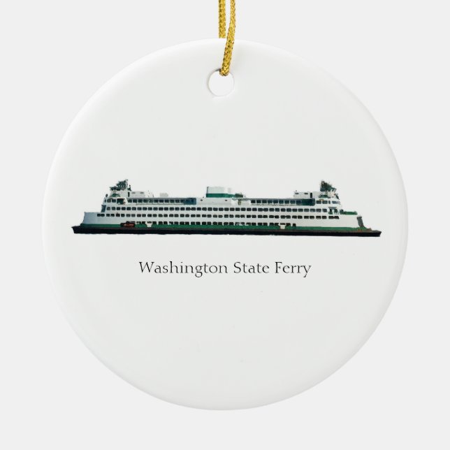 Ferry Ceramic Ornament (Front)