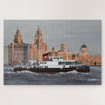 Ferry, Cross the Mersey.JPG Jigsaw Puzzle<br><div class="desc">'Ferry Cross the Mersey' from an original painting by Wirral artist,  Mike Paget</div>