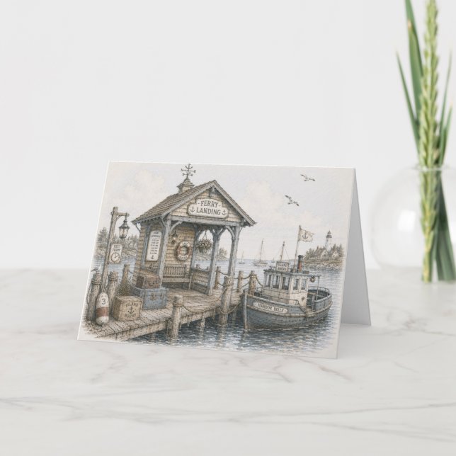 Ferry Landing Card (Front)