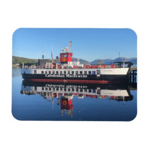 Ferry Loch Riddon, moored at Rothesay, Scotland Magnet