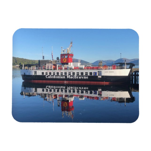Ferry Loch Riddon, moored at Rothesay, Scotland Magnet (Horizontal)