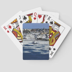 Ferry on the Saint Lawrence River, Quebec Playing Cards