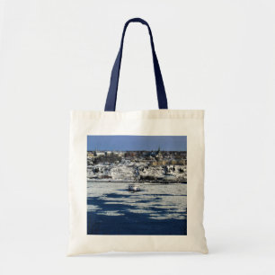Ferry on the Saint Lawrence River, Quebec Tote Bag