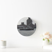 Ferry Over the River Mersey Round Clock (Home)