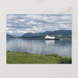 Ferry Sailing into Rothesay Bay, Isle of Bute on a Holiday Postcard