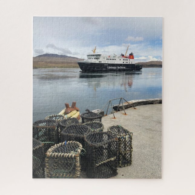Ferry Sailing to Islay in Scotland Jigsaw Puzzle (Vertical)