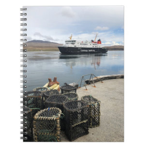Ferry Sailing to Islay in Scotland Notebook
