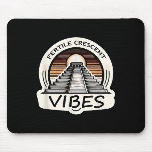 Fertile Crescent Vibes Funny Ancient Mesopotamian Mouse Pad